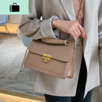 上新质感包包女2020新款潮韩版百搭斜挎小包链条单肩包时尚小方包NEW LAKE女士单肩包