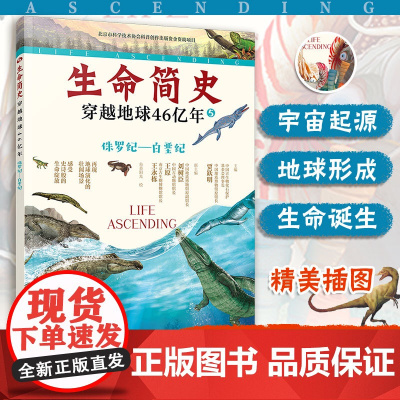 生命简史(穿越地球46亿年5侏罗纪-白垩纪) 6-12-15岁儿童中小学生青少年科普读物 宇宙起源地球形成生命诞生史