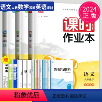 [正版]2024课时作业本六年级下册语文英语数学六下全套人教版RJ苏教版SJ译林版YL江苏小学6年级下学期提优同步训练