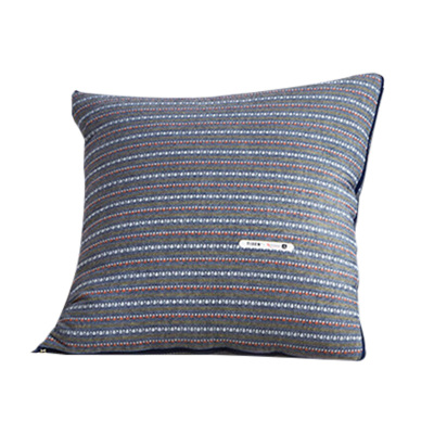 天琴抱枕被115*180cm柔软舒适不染砂洗提花牛仔蓝TQ-J70