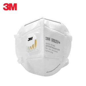 3M防尘口罩9502V+/9501V+工业粉尘防电焊打磨煤矿砂厂灰尘