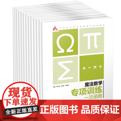 正版初中数学复习参考中考资料 魔法数学专项训练一次二次反比例函数 方程与不等式 几何模型 图形初步与三角形 概率与统计