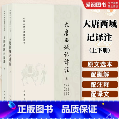 大唐西域记译注上下册 [正版]全套2册 大唐西域记译注上下册 玄奘著 中国古典名著译注丛书 中华书局出版社 玄奘法师奉唐