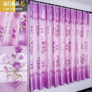 2米高较厚飘窗短帘/窗帘成品/客厅卧室阳台窗帘/韩式窗帘 三维工匠