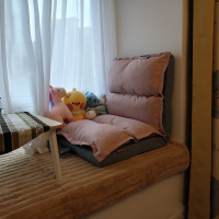 懒人沙发榻榻米单人飘窗椅阳台卧室小户型网红款折叠躺椅靠背椅子