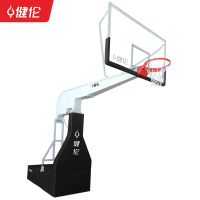 健伦手动液压式篮球架成人室内户外可移动学校比赛手枪式