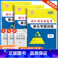 [共3本]语文+数学+英语 浙江省 [正版]2025版浙江省名校高考单元专题训练语文数学英语物理化学生物政治历史地理全套