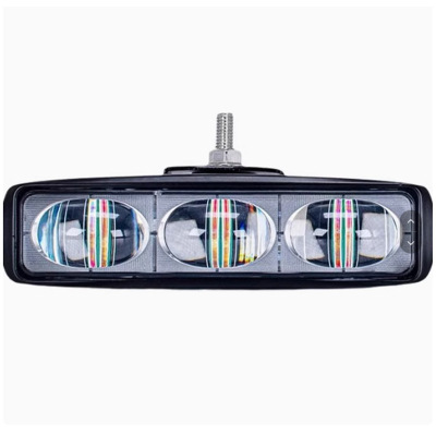 叉车安全警示灯一字区域限位示宽边界灯三透镜一字红光