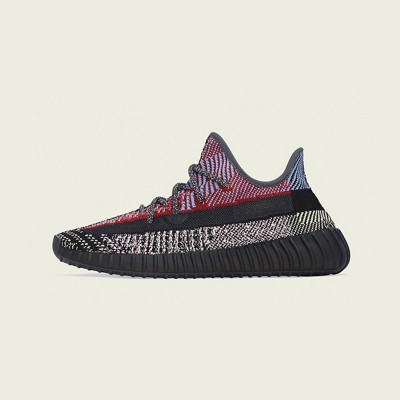阿迪达斯(adidas)YEEZYBOOST350V2黑红满天星跑步鞋