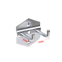 菲尔阿扎 PHIL ARZA 洞洞板挂钩 双直钩50mm 个