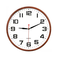 英帆文具 圆形壁挂挂钟 静音时钟 YF-538/个