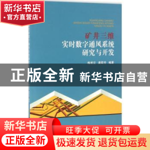 正版 矿井三维实时数字通风系统研究与开发 梅甫定,龚君芳编著