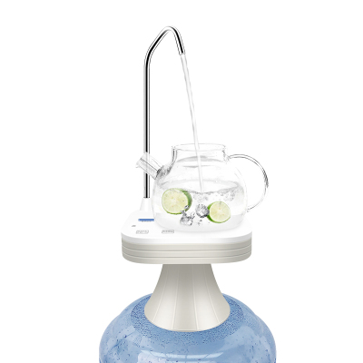 家适宝(KASAIPO)子路桌桶式抽水器桶装水电动出水器自动上水器X6白色双水泵（3种出水模式+桌桶两用）