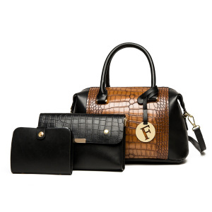 Ceba多件套2023新款女包欧美复古时尚手提女包大容量三件套子母
