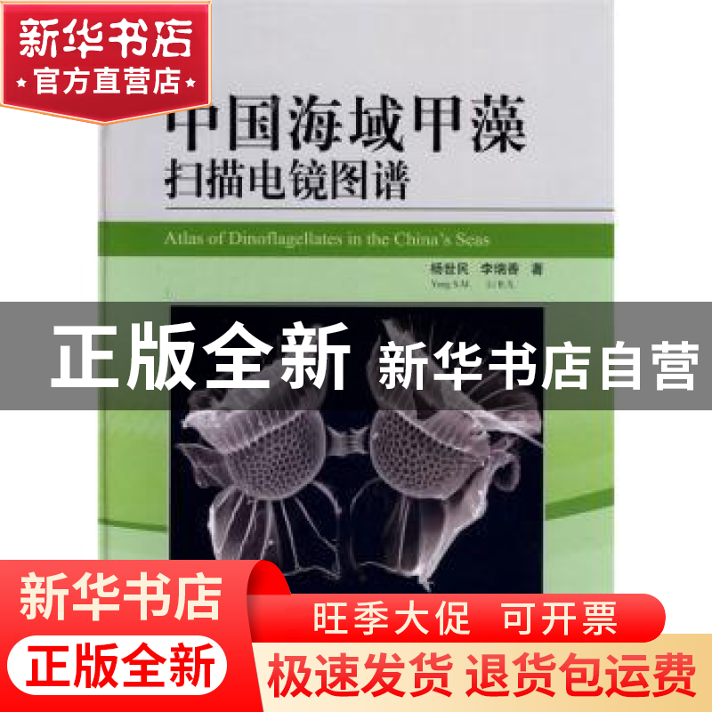 正版 中国海域甲藻扫描电镜图谱 杨世民,李瑞香著 海洋出版社 97