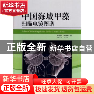 正版 中国海域甲藻扫描电镜图谱 杨世民,李瑞香著 海洋出版社 97