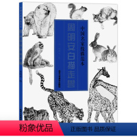 [正版]动物白描书 周明安白描走兽 绘画书籍 白描技法绘画艺术书 北京工艺美术出版社