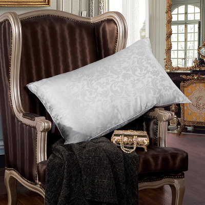 太湖雪100%桑蚕丝面料臻贵真丝枕头柔软亲肤蚕丝枕芯枕头纯色真丝枕套可拆卸单只装48*74cm真丝枕套+15%蚕丝48*74cm