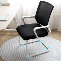 质凡现代简约课桌椅网布透气弓形椅 500*520*910mm