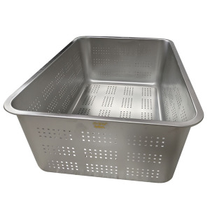 金迪乐厨房不锈钢漏盆长方形滤盆洗菜筛冲孔沥水盆