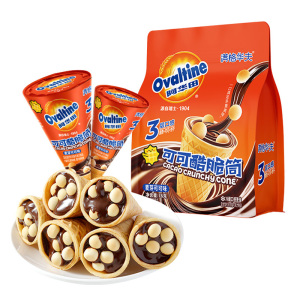 阿华田可可酷脆筒76g早餐下午茶解馋零食脆皮饼干代餐饱腹速食品