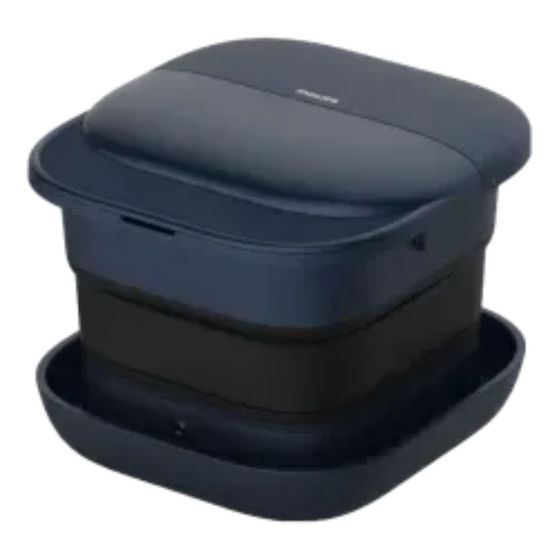 飞利浦(PHILIPS)泡脚桶按摩折叠足浴洗脚盆电动按摩恒温加热洗脚桶 5103F 生日礼物 元旦礼物 年会礼品