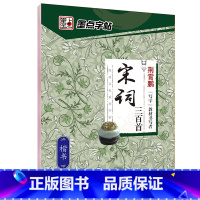 宋词三百首 [正版]字帖楷书名人名言名家散文唐诗三百首格言警句心灵小语宋词三百首千古名句小学初中钢笔练字帖正楷练习硬笔书