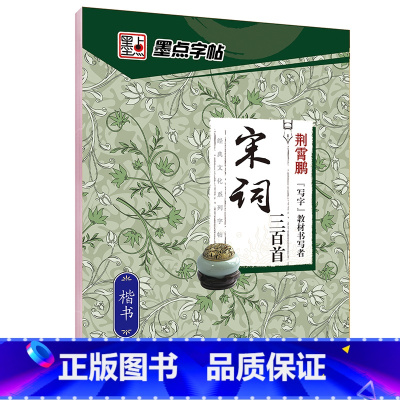 宋词三百首 [正版]字帖楷书名人名言名家散文唐诗三百首格言警句心灵小语宋词三百首千古名句小学初中钢笔练字帖正楷练习硬笔书