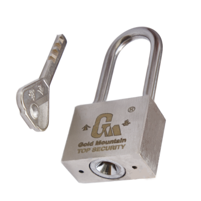 金岳 TDD44-6.3 不锈钢锁芯 32*40*20mm 不锈钢四方中梁挂锁(计价单位:个)银色