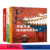 精装3册思维导图系列 [正版]思维导图说中华传统文化系列 全3册 这就是二十四节气传统文化节日 二三四年级小学生儿童课外
