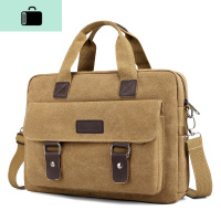 帆布挎包男士休闲商务邮差包男背包大容量手提单肩斜挎包NEW LAKE男士斜挎包