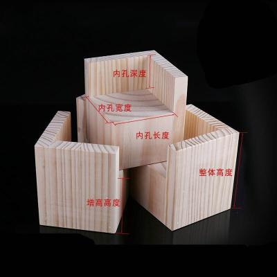 家柏饰(CORATED)KB床脚垫腿木块茶几脚垫高块实木支撑脚沙发脚桌腿加高垫柜脚 内7x7cm增高8cm/个