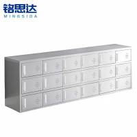 铭思达不锈钢鞋柜单面18门个