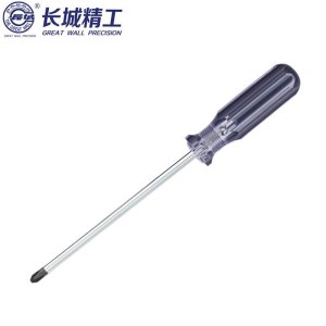 长城精工 Cr-V蓝透双色彩条柄螺丝批 十字起子改锥工具 5*150mm 270165 10把/件 1件
