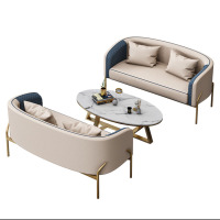 景福达休闲沙发四人位+茶几套