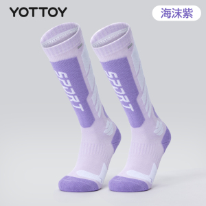 YOTTOY滑雪袜子女美利奴羊毛加厚长筒专业款加压显瘦保暖户外运动