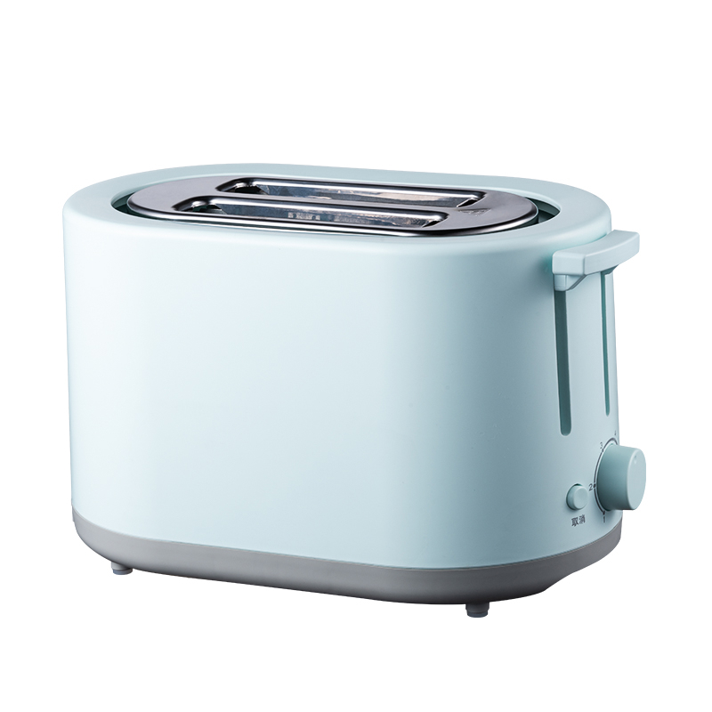 烤面包机家用全自动早餐机烤土司面包片多士炉小型吐司机 冰河蓝