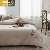 简约大豆秋冬被保暖双人加厚棉被芯单人纤维被子棉面料春秋被褥 三维工匠
