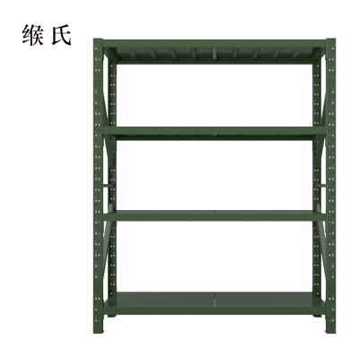 缑氏农具摆放架器材架军绿色拆装盾牌货架1.5米长存放架1500*600*2000