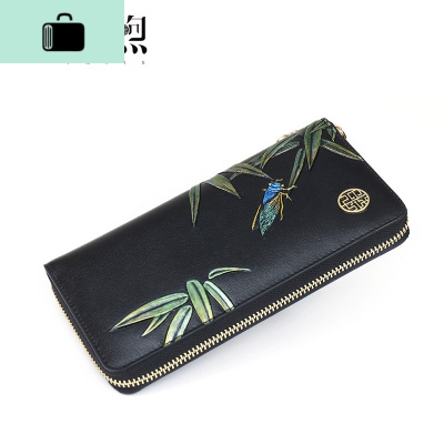 女款钱包大容量手提女式2020年皮手拿小包长款女手包新款时尚NEW LAKE 黑色