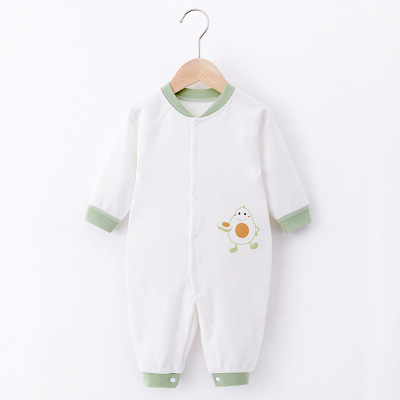 Suberon联名|葆适得官方旗舰婴儿衣服男宝宝连体衣秋冬外出衣服长袖儿童哈衣爬服牛油果90cm