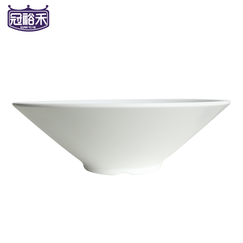 冠裕禾 密胺斗笠碗汤面碗塑料碗 11寸 个