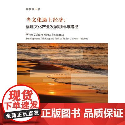 当文化遇上经济:福建文化产业发展思维与路径 林朝霞 厦门大学出版社 正版书籍