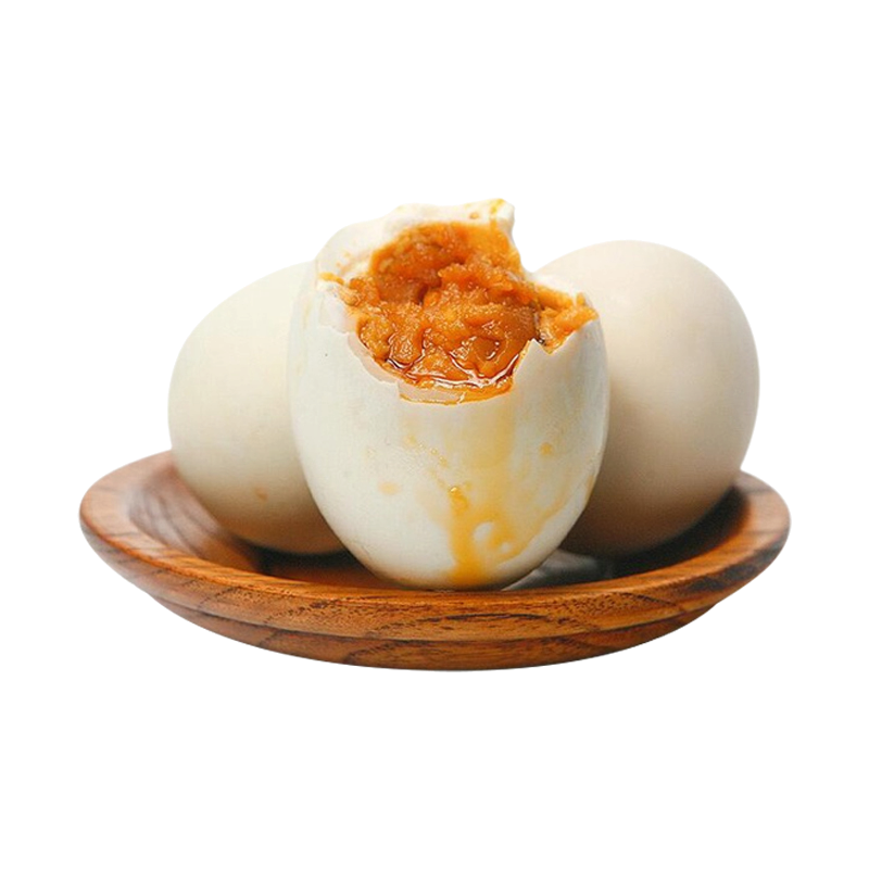 [熊猫鸟]正宗咸鸭蛋 10枚 50-60g/个 红泥腌制烘焙流油蛋黄酥月饼粽子红心咸蛋