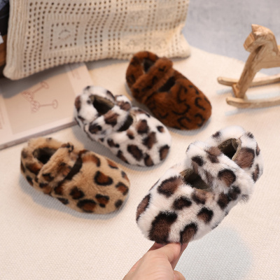 儿童毛毛鞋年秋冬季韩版毛绒绒童鞋女童加绒毛毛鞋女宝宝棉鞋_246