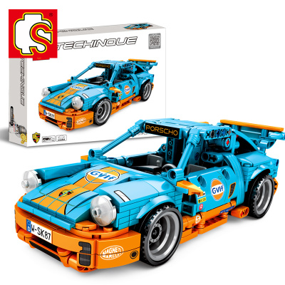 兼容乐高科技机械组兰博基尼成年高难度遥控拼装积木玩具跑车模型-入门版??保时捷跑车