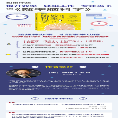 [M]效率脑科学 卓有成效地完成每一项工作-9787115579713