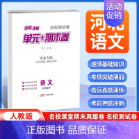语文[人教版] 七年级下 [正版]河北专版2024新版名校课堂期末真题卷七年级下册语文人教版 初一7年级下册同步测试卷单
