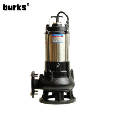 burks 中美博克斯 BQG-320化粪池集水坑切割式铰刀式切割泵绞碎泵潜水泵污水泵产地台湾