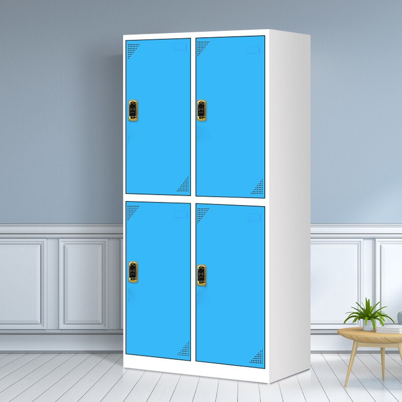 绵冠MIANGUAN彩色更衣柜多门柜员工柜电子感应锁存包柜浴室员工